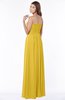 ColsBM Danna Lemon Curry Modern A-line Strapless Sleeveless Floor Length Bridesmaid Dresses