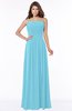 ColsBM Danna Light Blue Modern A-line Strapless Sleeveless Floor Length Bridesmaid Dresses