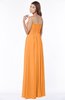 ColsBM Danna Orange Modern A-line Strapless Sleeveless Floor Length Bridesmaid Dresses