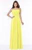 ColsBM Danna Pale Yellow Modern A-line Strapless Sleeveless Floor Length Bridesmaid Dresses