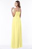 ColsBM Danna Pastel Yellow Modern A-line Strapless Sleeveless Floor Length Bridesmaid Dresses