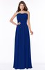 ColsBM Danna Sodalite Blue Modern A-line Strapless Sleeveless Floor Length Bridesmaid Dresses