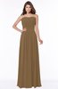 ColsBM Danna Truffle Modern A-line Strapless Sleeveless Floor Length Bridesmaid Dresses