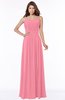 ColsBM Danna Watermelon Modern A-line Strapless Sleeveless Floor Length Bridesmaid Dresses