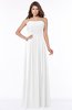 ColsBM Danna White Modern A-line Strapless Sleeveless Floor Length Bridesmaid Dresses