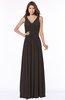 ColsBM Yasmin Java Modern V-neck Zip up Floor Length Ruching Bridesmaid Dresses
