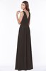ColsBM Yasmin Java Modern V-neck Zip up Floor Length Ruching Bridesmaid Dresses
