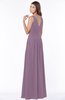 ColsBM Yasmin Mauve Modern V-neck Zip up Floor Length Ruching Bridesmaid Dresses