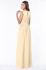 ColsBM Ayla Apricot Gelato Elegant Zip up Chiffon Floor Length Pick up Bridesmaid Dresses