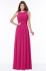 ColsBM Ayla Beetroot Purple Elegant Zip up Chiffon Floor Length Pick up Bridesmaid Dresses