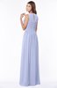 ColsBM Ayla Blue Heron Elegant Zip up Chiffon Floor Length Pick up Bridesmaid Dresses