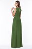 ColsBM Ayla Garden Green Elegant Zip up Chiffon Floor Length Pick up Bridesmaid Dresses