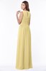 ColsBM Ayla Gold Elegant Zip up Chiffon Floor Length Pick up Bridesmaid Dresses