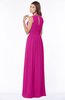 ColsBM Ayla Hot Pink Elegant Zip up Chiffon Floor Length Pick up Bridesmaid Dresses