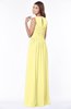 ColsBM Ayla Pastel Yellow Elegant Zip up Chiffon Floor Length Pick up Bridesmaid Dresses