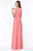 ColsBM Ayla Shell Pink Elegant Zip up Chiffon Floor Length Pick up Bridesmaid Dresses