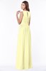 ColsBM Ayla Wax Yellow Elegant Zip up Chiffon Floor Length Pick up Bridesmaid Dresses