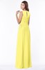 ColsBM Ayla Yellow Iris Elegant Zip up Chiffon Floor Length Pick up Bridesmaid Dresses