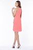 ColsBM Kathryn Coral Sexy A-line Sleeveless Zip up Chiffon Bridesmaid Dresses