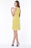 ColsBM Kathryn Misted Yellow Sexy A-line Sleeveless Zip up Chiffon Bridesmaid Dresses