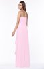 ColsBM Lana Baby Pink Gorgeous Sleeveless Chiffon Floor Length Ruching Bridesmaid Dresses