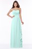 ColsBM Lana Blue Glass Gorgeous Sleeveless Chiffon Floor Length Ruching Bridesmaid Dresses