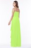 ColsBM Lana Bright Green Gorgeous Sleeveless Chiffon Floor Length Ruching Bridesmaid Dresses