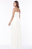 ColsBM Lana Cloud White Gorgeous Sleeveless Chiffon Floor Length Ruching Bridesmaid Dresses