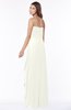 ColsBM Lana Cream Gorgeous Sleeveless Chiffon Floor Length Ruching Bridesmaid Dresses