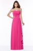 ColsBM Lana Fandango Pink Gorgeous Sleeveless Chiffon Floor Length Ruching Bridesmaid Dresses