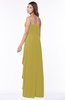 ColsBM Lana Golden Olive Gorgeous Sleeveless Chiffon Floor Length Ruching Bridesmaid Dresses