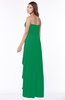 ColsBM Lana Green Gorgeous Sleeveless Chiffon Floor Length Ruching Bridesmaid Dresses