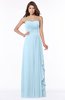 ColsBM Lana Ice Blue Gorgeous Sleeveless Chiffon Floor Length Ruching Bridesmaid Dresses