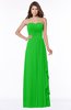 ColsBM Lana Jasmine Green Gorgeous Sleeveless Chiffon Floor Length Ruching Bridesmaid Dresses