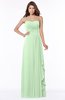 ColsBM Lana Light Green Gorgeous Sleeveless Chiffon Floor Length Ruching Bridesmaid Dresses