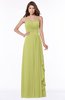 ColsBM Lana Linden Green Gorgeous Sleeveless Chiffon Floor Length Ruching Bridesmaid Dresses
