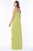 ColsBM Lana Linden Green Gorgeous Sleeveless Chiffon Floor Length Ruching Bridesmaid Dresses