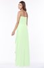 ColsBM Lana Pale Green Gorgeous Sleeveless Chiffon Floor Length Ruching Bridesmaid Dresses