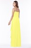 ColsBM Lana Pale Yellow Gorgeous Sleeveless Chiffon Floor Length Ruching Bridesmaid Dresses