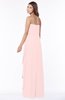 ColsBM Lana Pastel Pink Gorgeous Sleeveless Chiffon Floor Length Ruching Bridesmaid Dresses