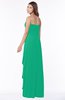 ColsBM Lana Pepper Green Gorgeous Sleeveless Chiffon Floor Length Ruching Bridesmaid Dresses