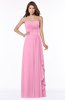 ColsBM Lana Pink Gorgeous Sleeveless Chiffon Floor Length Ruching Bridesmaid Dresses