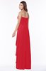 ColsBM Lana Red Gorgeous Sleeveless Chiffon Floor Length Ruching Bridesmaid Dresses