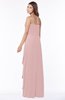 ColsBM Lana Silver Pink Gorgeous Sleeveless Chiffon Floor Length Ruching Bridesmaid Dresses