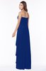 ColsBM Lana Sodalite Blue Gorgeous Sleeveless Chiffon Floor Length Ruching Bridesmaid Dresses
