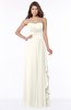 ColsBM Lana Whisper White Gorgeous Sleeveless Chiffon Floor Length Ruching Bridesmaid Dresses
