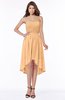 ColsBM Anahi Apricot Gorgeous A-line Strapless Half Backless Ruching Bridesmaid Dresses