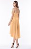 ColsBM Anahi Apricot Gorgeous A-line Strapless Half Backless Ruching Bridesmaid Dresses
