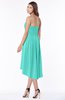 ColsBM Anahi Blue Turquoise Gorgeous A-line Strapless Half Backless Ruching Bridesmaid Dresses