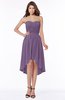 ColsBM Anahi Chinese Violet Gorgeous A-line Strapless Half Backless Ruching Bridesmaid Dresses